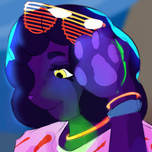 lao at a party but furry, drawn by jazprio